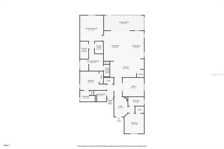 2D floor plan layout of this home in , Port Charlotte, FL (Image 3).