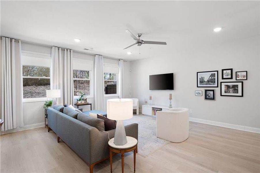 Furnished interior view inside a new home in , Smyrna (Image 9).