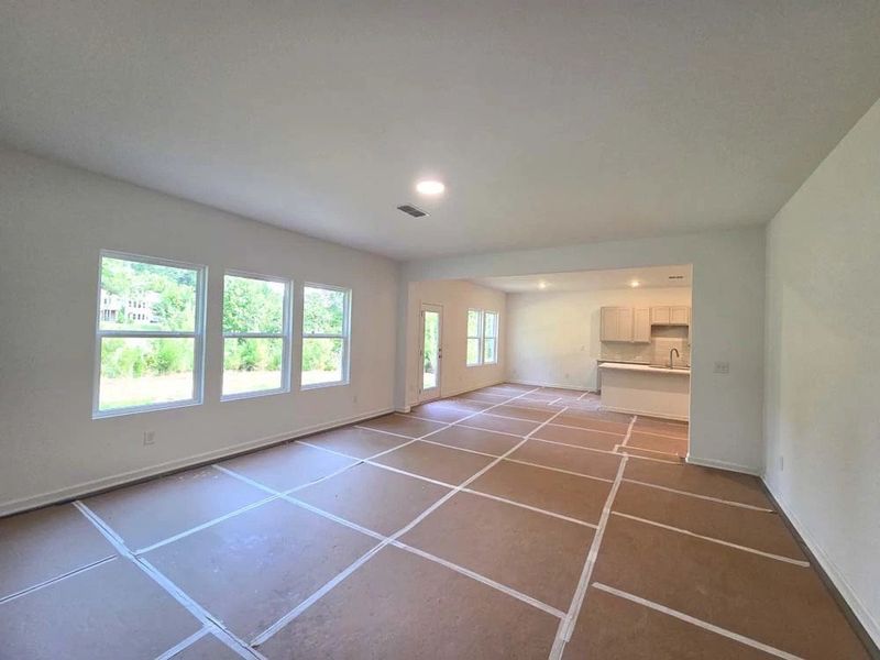 Family Room Construction Progress