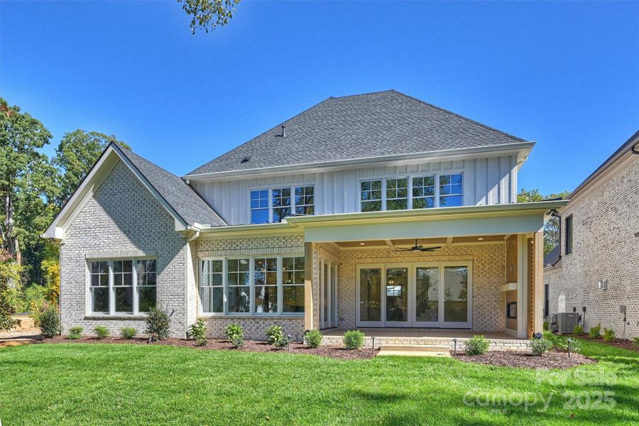 Exterior details and patio area of a home in , Charlotte (Image 29).