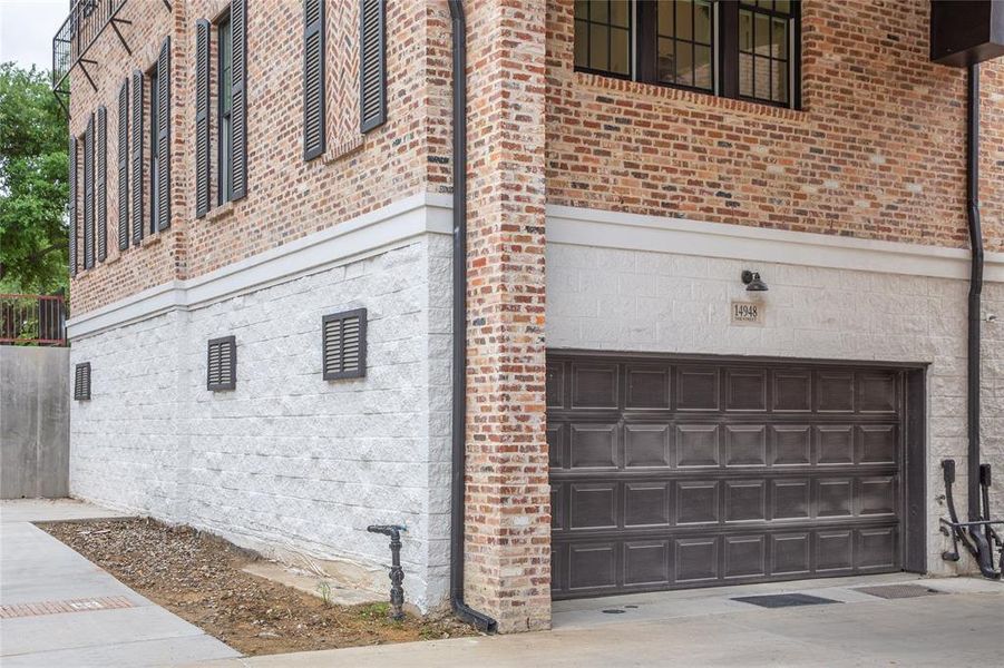Exterior details and patio area of a home in , Addison (Image 25).