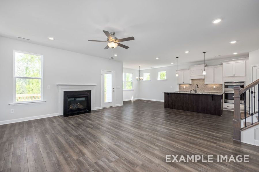 Representative unfurnished interior of a home built from the The Grace A by Davidson Homes LLC in Villas at Carpenter Woods, Durham (Image 23). Representative unfurnished interior of a home built from the The Grace A by Davidson Homes LLC in Villas at Carpenter Woods, Durham (Image 23).