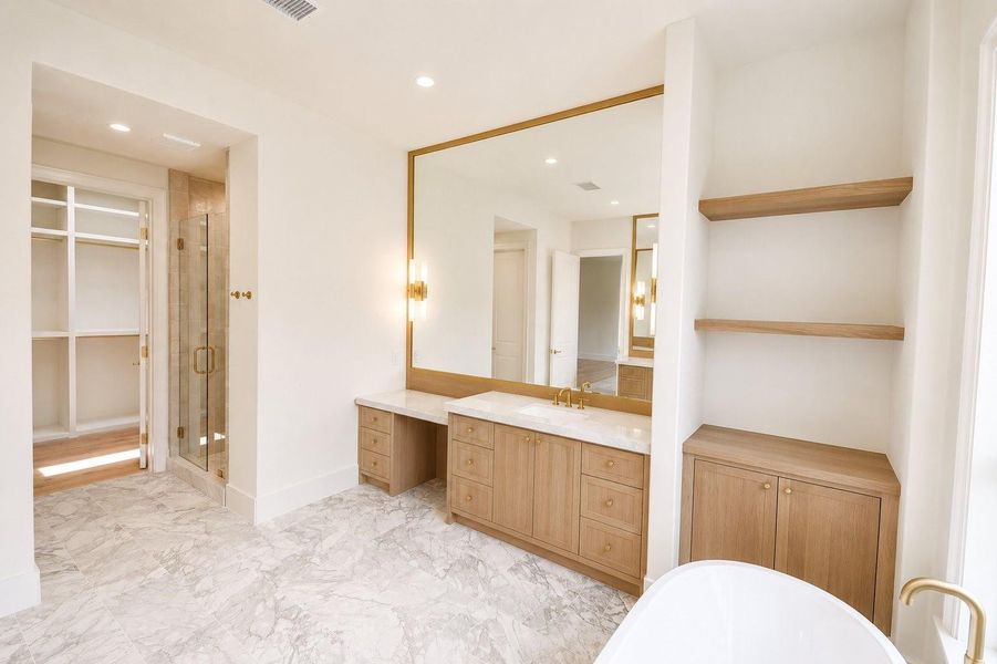 Furnished interior view inside a new home in , Houston (Image 30).
