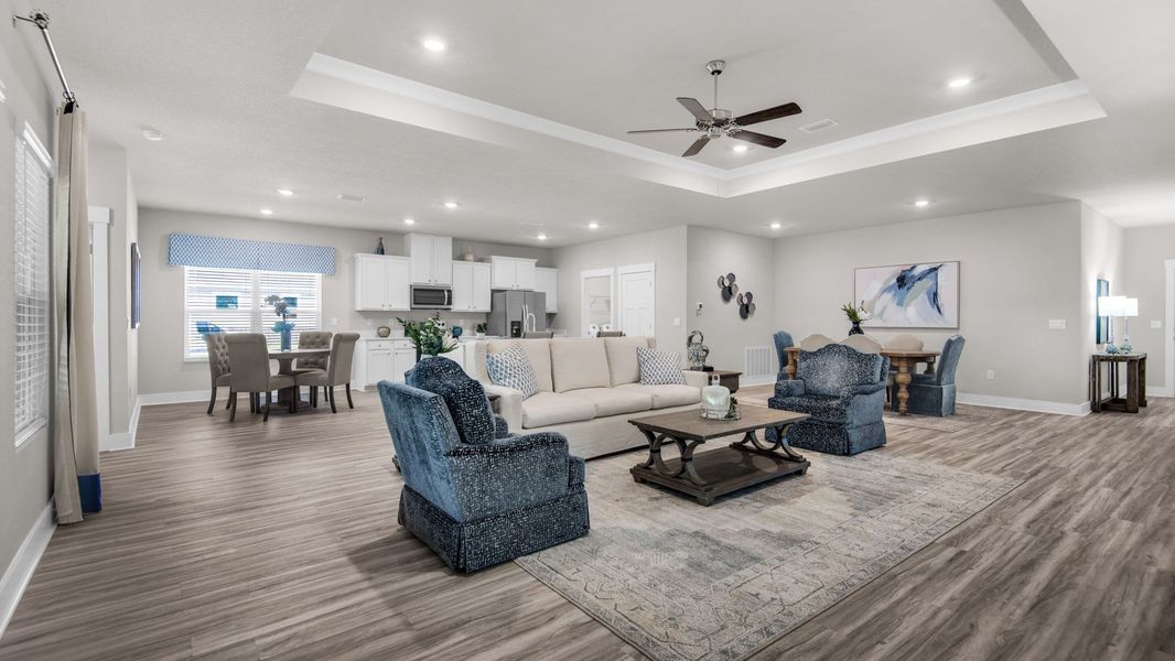 Furnished interior view inside a new home in Belhaven, Milton (Image 10).