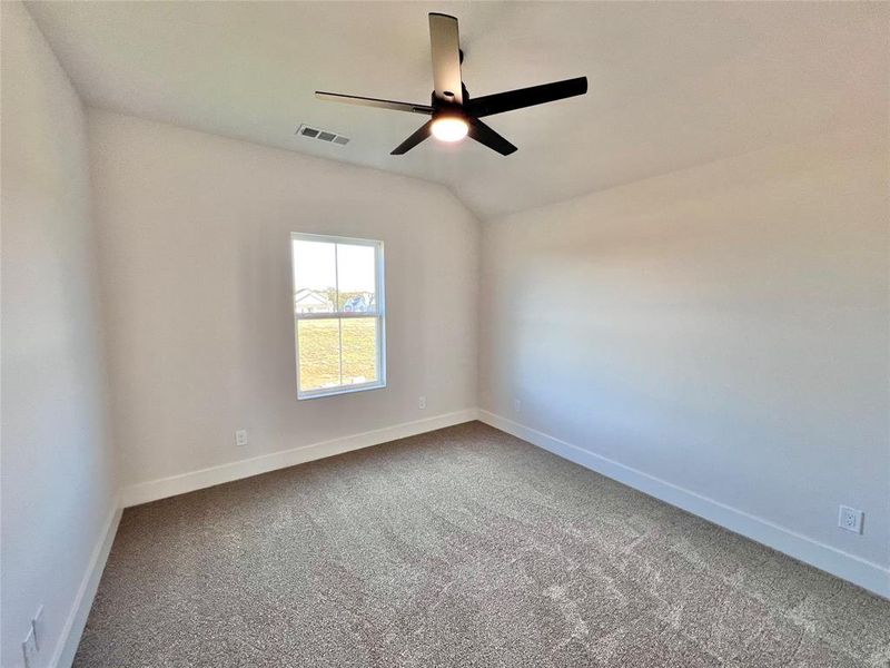 1 of 2 upstairs bedrooms