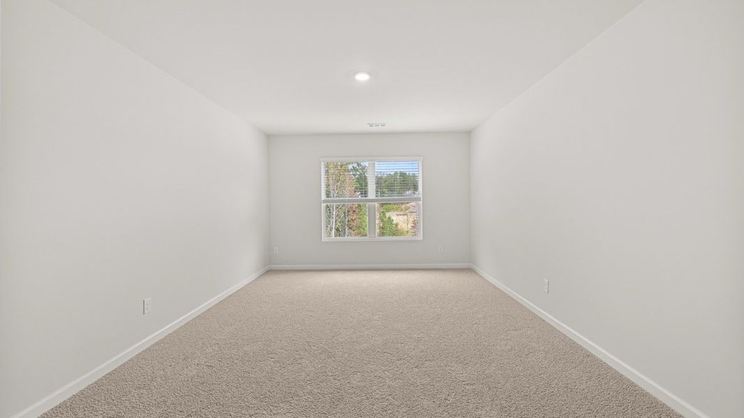 Representative unfurnished interior of a home built from the HALTON by D.R. Horton in Lost Creek, Dallas (Image 44).