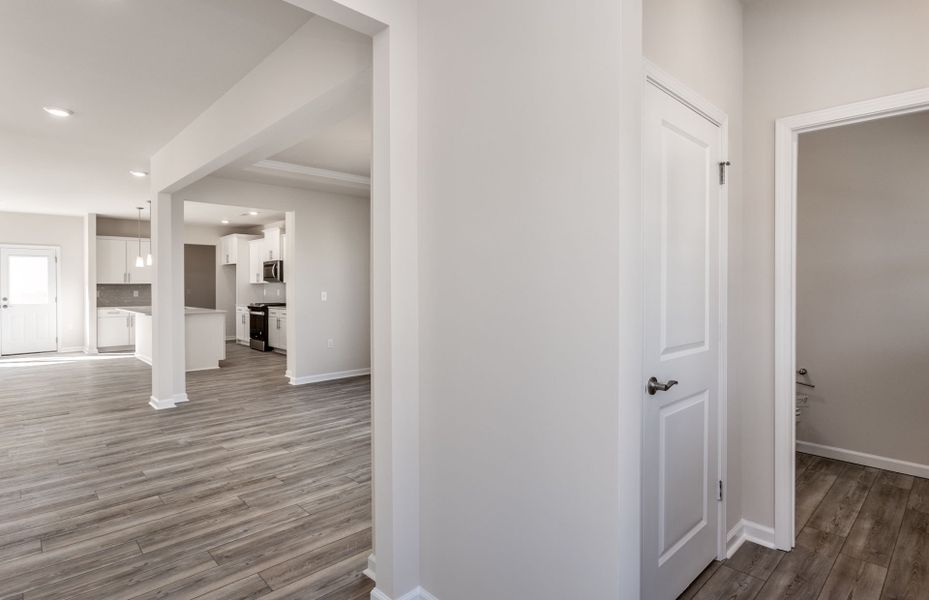 Spacious, unfurnished interior of a new home in Saunders Farm, Willow Spring (Image 15). Spacious, unfurnished interior of a new home in Saunders Farm, Willow Spring (Image 15).