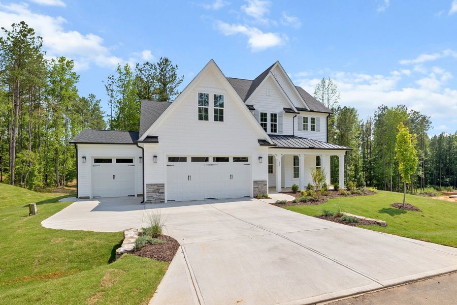 Representative exterior photo of a completed home built from the The Chandler by RobuckHomes in Baylee Ridge, Selma, NC (Image 50).