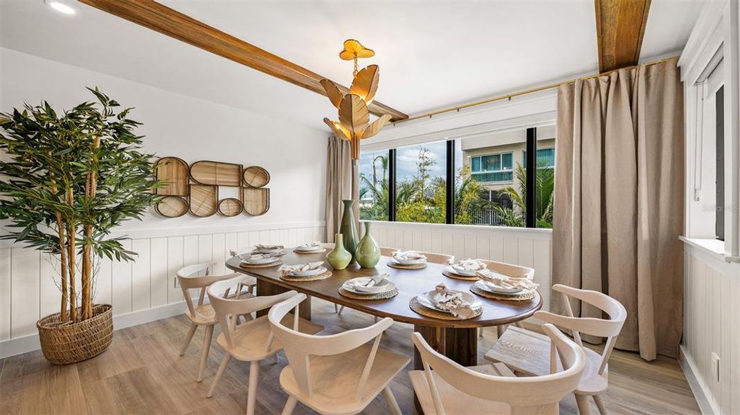 Furnished interior view inside a new home in , Sarasota (Image 39).
