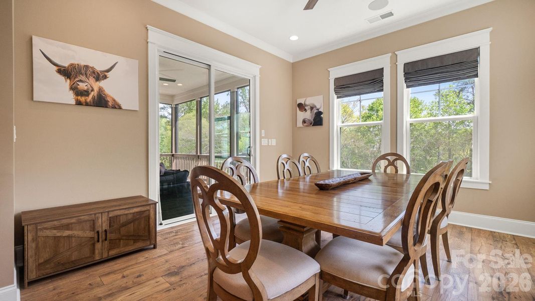 Furnished interior view inside a new home in , York (Image 9).