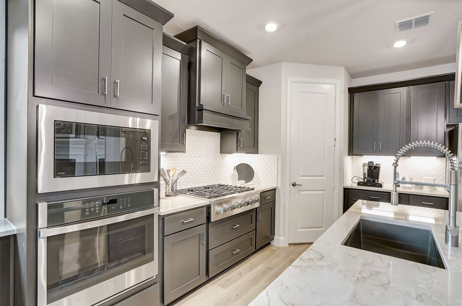 Furnished interior view inside a new home in Cross Creek Meadows, Celina (Image 12).
