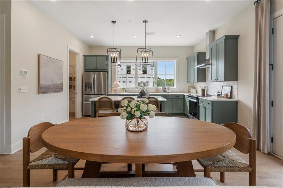 Furnished interior view inside a new home in , Alpharetta (Image 7).