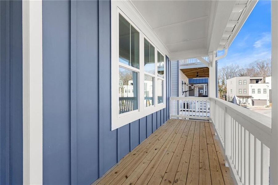 Exterior details and patio area of a home in , Atlanta (Image 26).