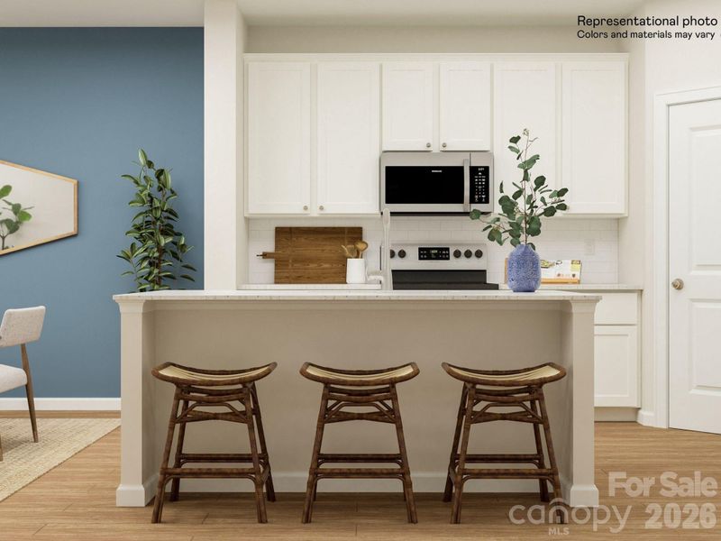 Furnished interior view inside a new home in The Vines, Charlotte (Image 8).