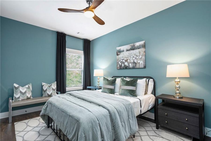 Furnished interior view inside a new home in , Stockbridge (Image 43).