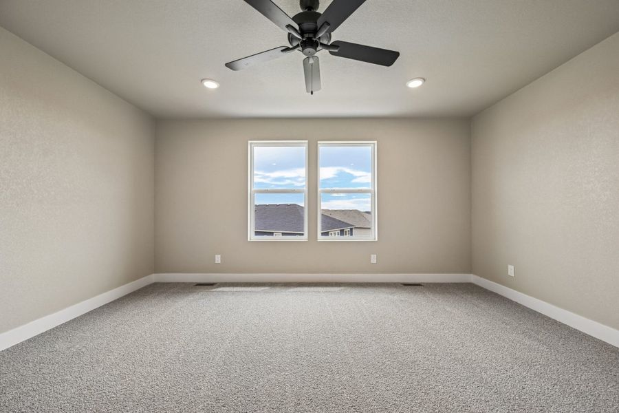 Spacious, unfurnished interior of a new home in The Glen, Colorado Springs (Image 44). Spacious, unfurnished interior of a new home in The Glen, Colorado Springs (Image 44).