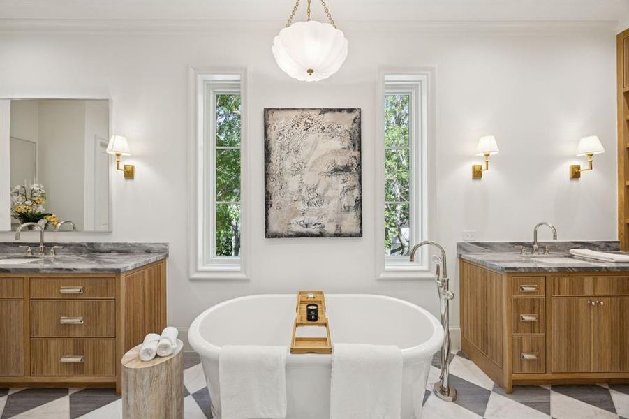 Furnished interior view inside a new home in , University Park (Image 16). Furnished interior view inside a new home in , University Park (Image 16).