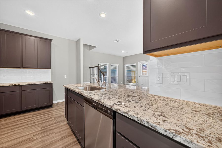 Furnished interior view inside a new home in Mill Creek Trails, Magnolia (Image 9). Furnished interior view inside a new home in Mill Creek Trails, Magnolia (Image 9).