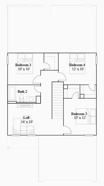 2D floor plan layout of this home in , Katy, TX (Image 3). 2D floor plan layout of this home in , Katy, TX (Image 3).