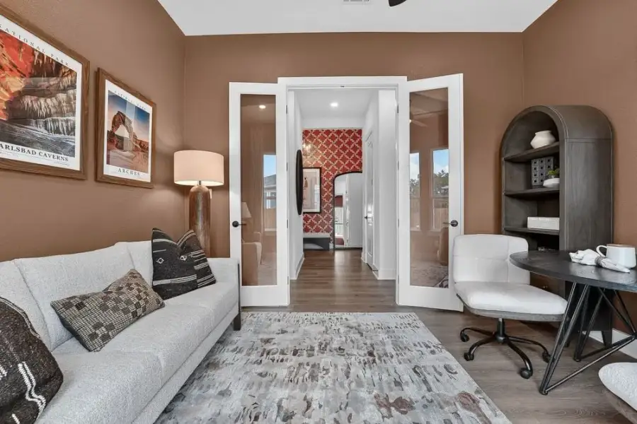 Representative furnished interior of a home built from the Lamar by Taylor Morrison in Eastwood, Manor (Image 14).