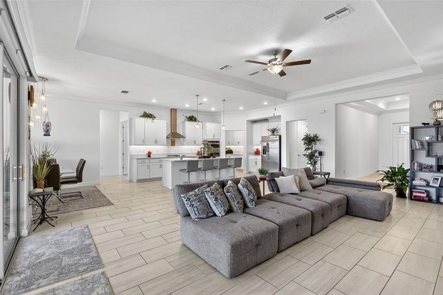 Furnished interior view inside a new home in Southshore Bay: The Grand Estates, Wimauma (Image 7).