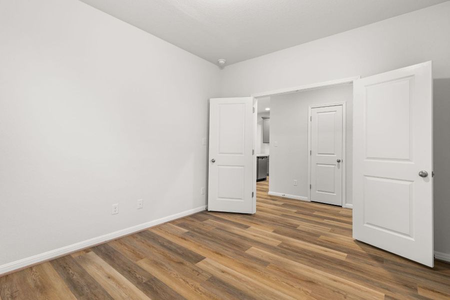 Double doors in Study