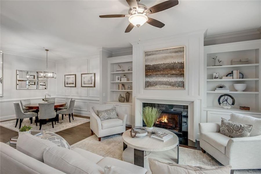 Furnished interior view inside a new home in , Senoia (Image 21).