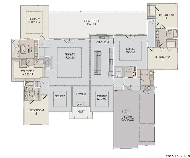 2D floor plan layout of this home in , New Braunfels, TX (Image 2). 2D floor plan layout of this home in , New Braunfels, TX (Image 2).