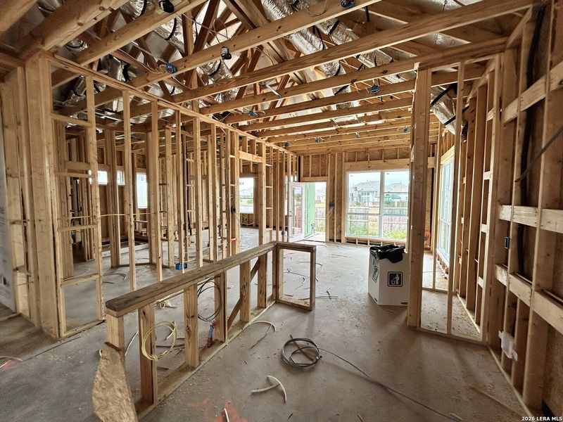 In-progress construction of a new home in Legacy at Lake Dunlap, New Braunfels, TX (Image 15).