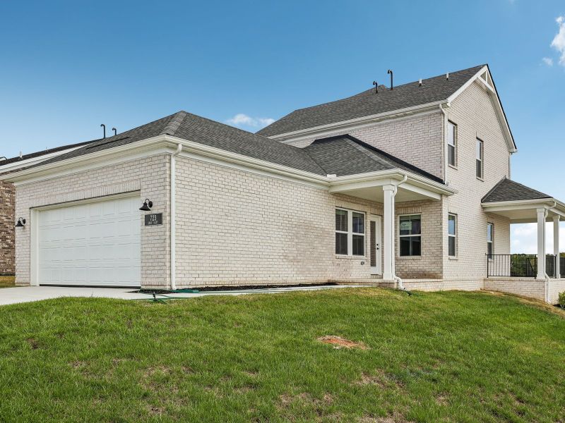 Exterior details and patio area of a home in Benders Cove - Premier Series, Mount Juliet (Image 2). Exterior details and patio area of a home in Benders Cove - Premier Series, Mount Juliet (Image 2).