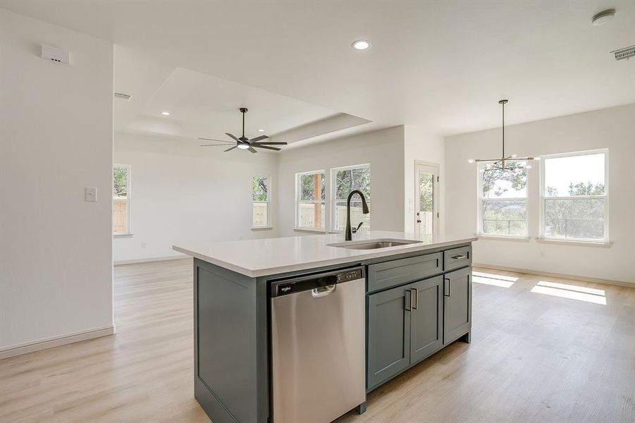 Furnished interior view inside a new home in , Granbury (Image 5). Furnished interior view inside a new home in , Granbury (Image 5).