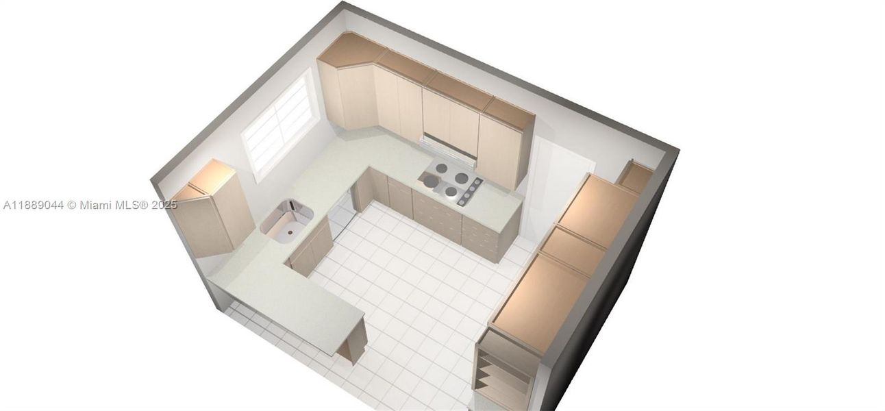 2D floor plan layout of this home in , Lake Worth, FL (Image 4).