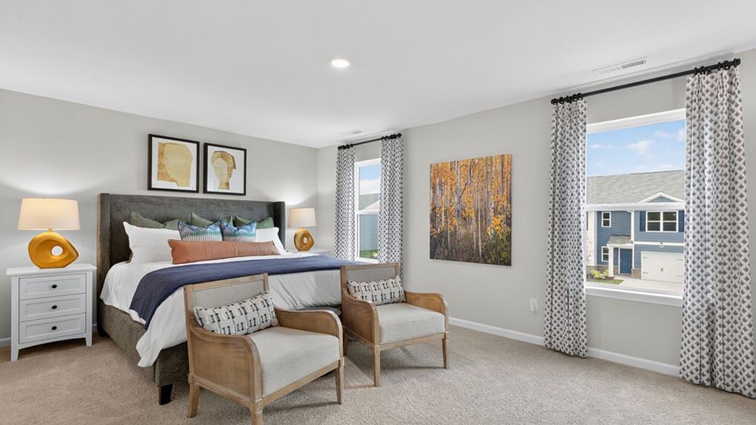 Furnished interior view inside a new home in Chandler Pointe, Rural Hall (Image 22).