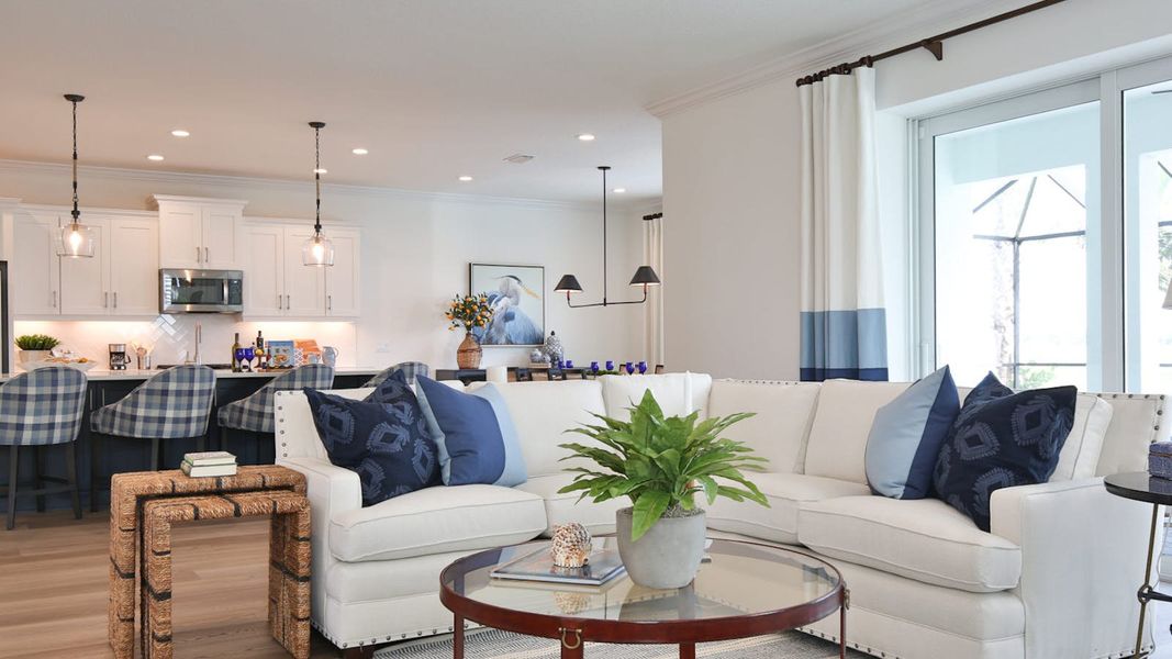 Furnished interior view inside a new home in Palm Grove, Lakewood Ranch (Image 6).