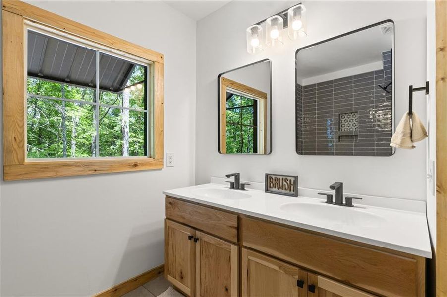 Furnished interior view inside a new home in , McCaysville (Image 26).