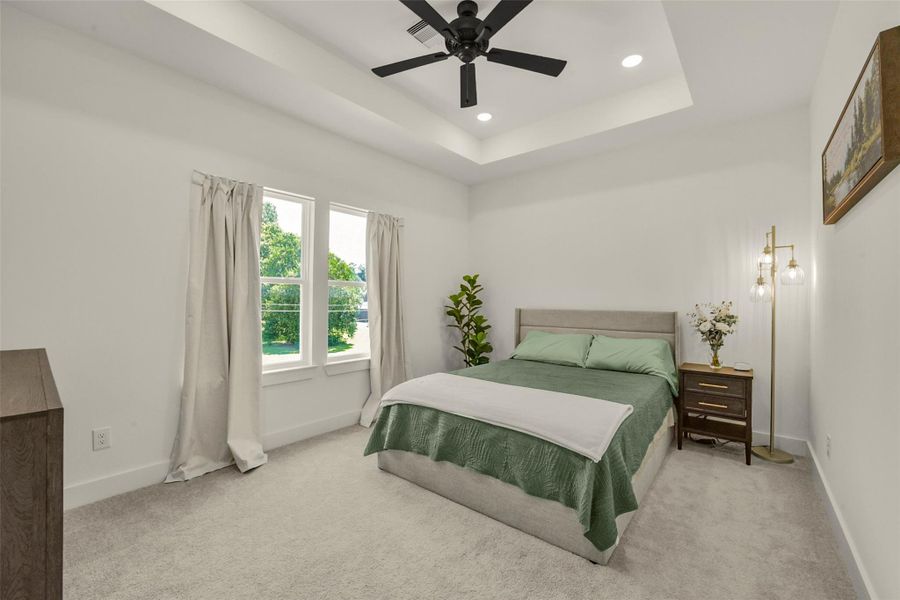 Furnished interior view inside a new home in , Houston (Image 17).