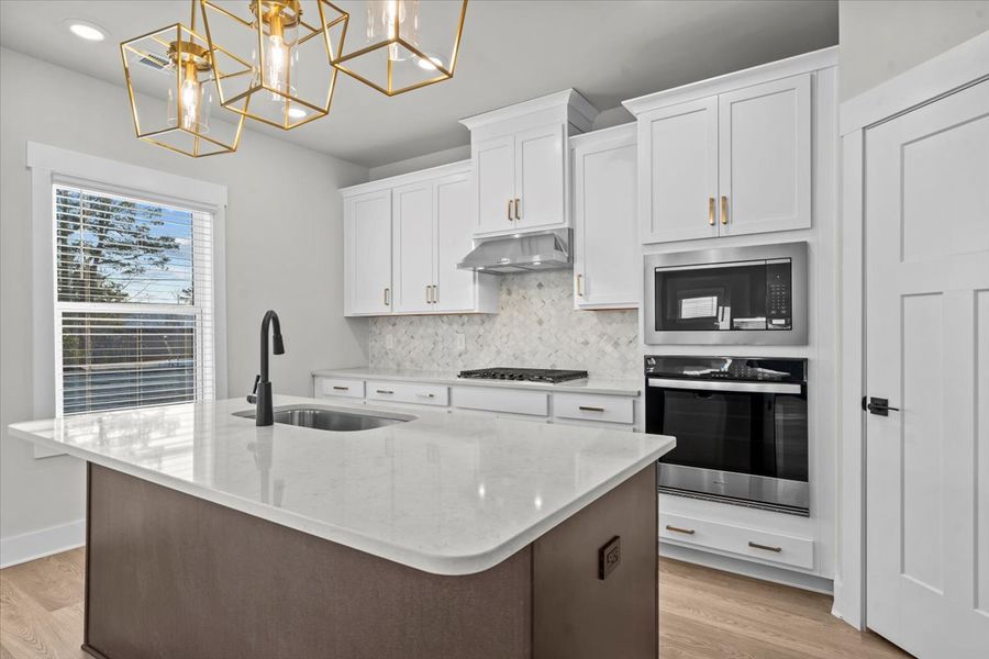 Furnished interior view inside a new home in Cedar Shoals - Signature Collection, Piedmont (Image 6).