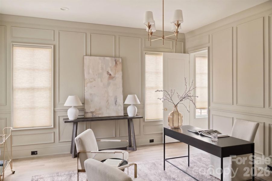 Furnished interior view inside a new home in , Charlotte (Image 6).