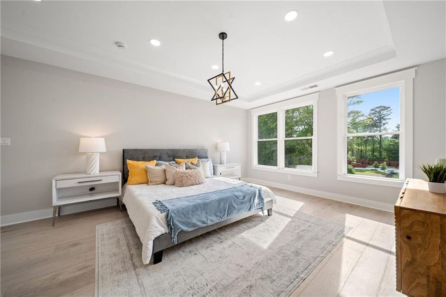 Furnished interior view inside a new home in , Acworth (Image 40).