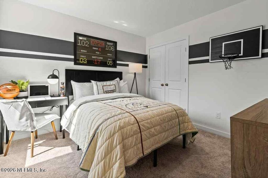 Furnished interior view inside a new home in , Jacksonville (Image 11).