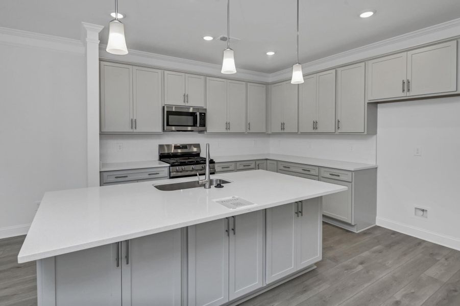 Furnished interior view inside a new home in Lake Carolina Townhomes, Columbia (Image 9).