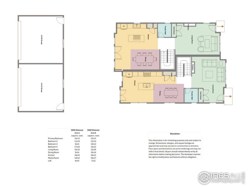 2D floor plan layout of this home in , Denver, CO (Image 3).