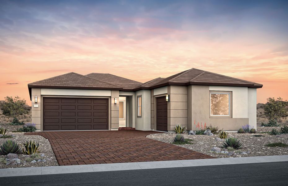 Representative exterior photo of a completed home built from the Ravenna by Pulte Homes in Upper Canyon, Phoenix, AZ (Image 18).