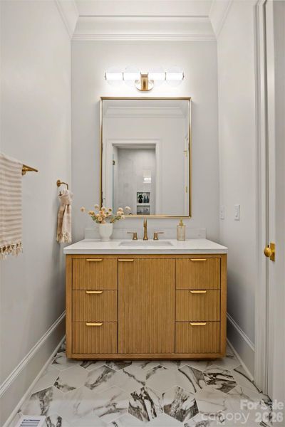 Furnished interior view inside a new home in , Charlotte (Image 10).