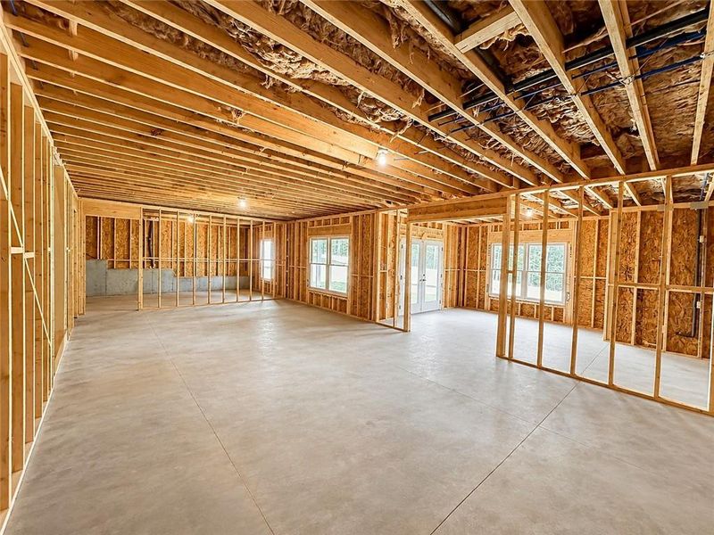 In-progress construction of a new home in , Canton, GA (Image 34).