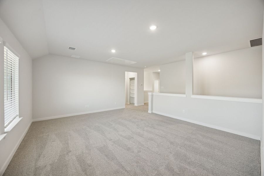 Game Room in the Wimbledon home plan by Trophy Signature Homes – REPRESENTATIVE PHOTO