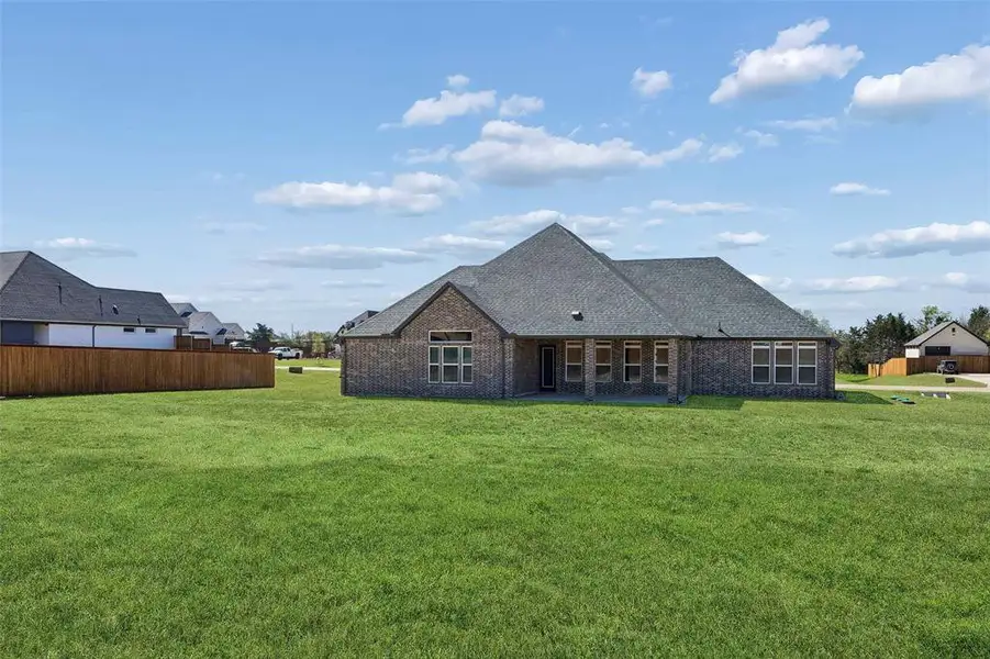 Exterior details and patio area of a home in The Arbors Midlothian, Midlothian (Image 3).