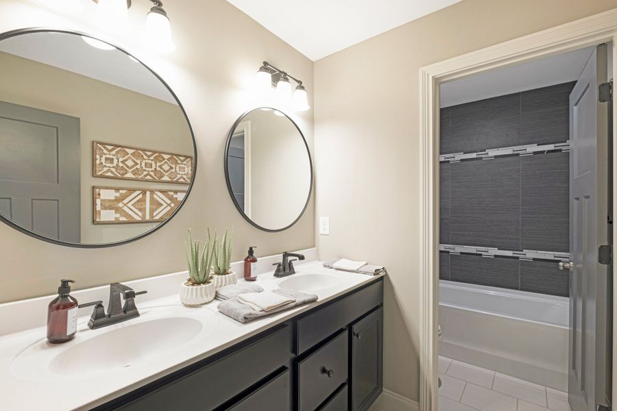 Furnished interior view inside a new home in Twin Lakes, Hoschton (Image 12).