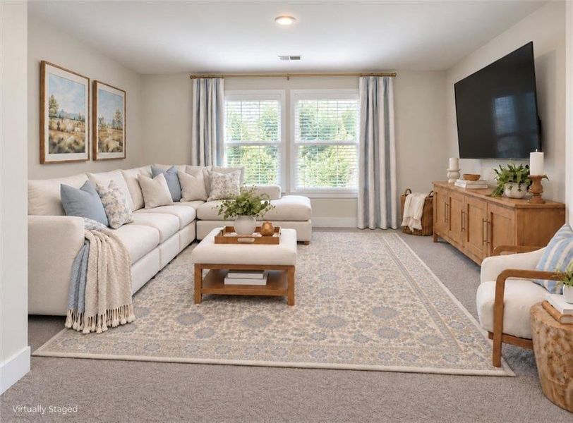 Furnished interior view inside a new home in , Hoschton (Image 14).