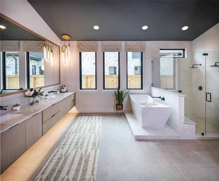 Furnished interior view inside a new home in , Sugar Land (Image 5).